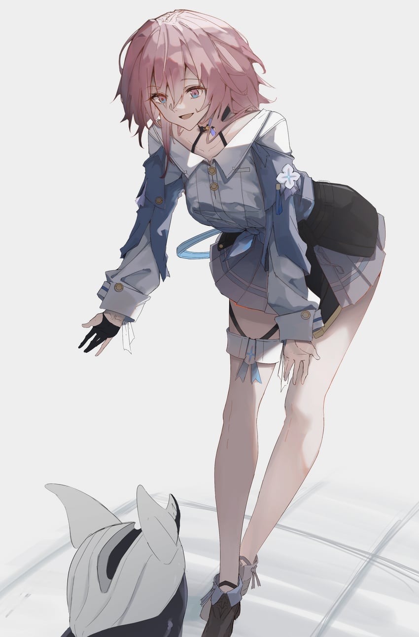 march 7th, trotter, and sequence trotter (honkai and 1 more) drawn by living_doll