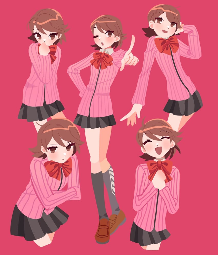 takeba yukari (persona and 1 more) drawn by yomyompi