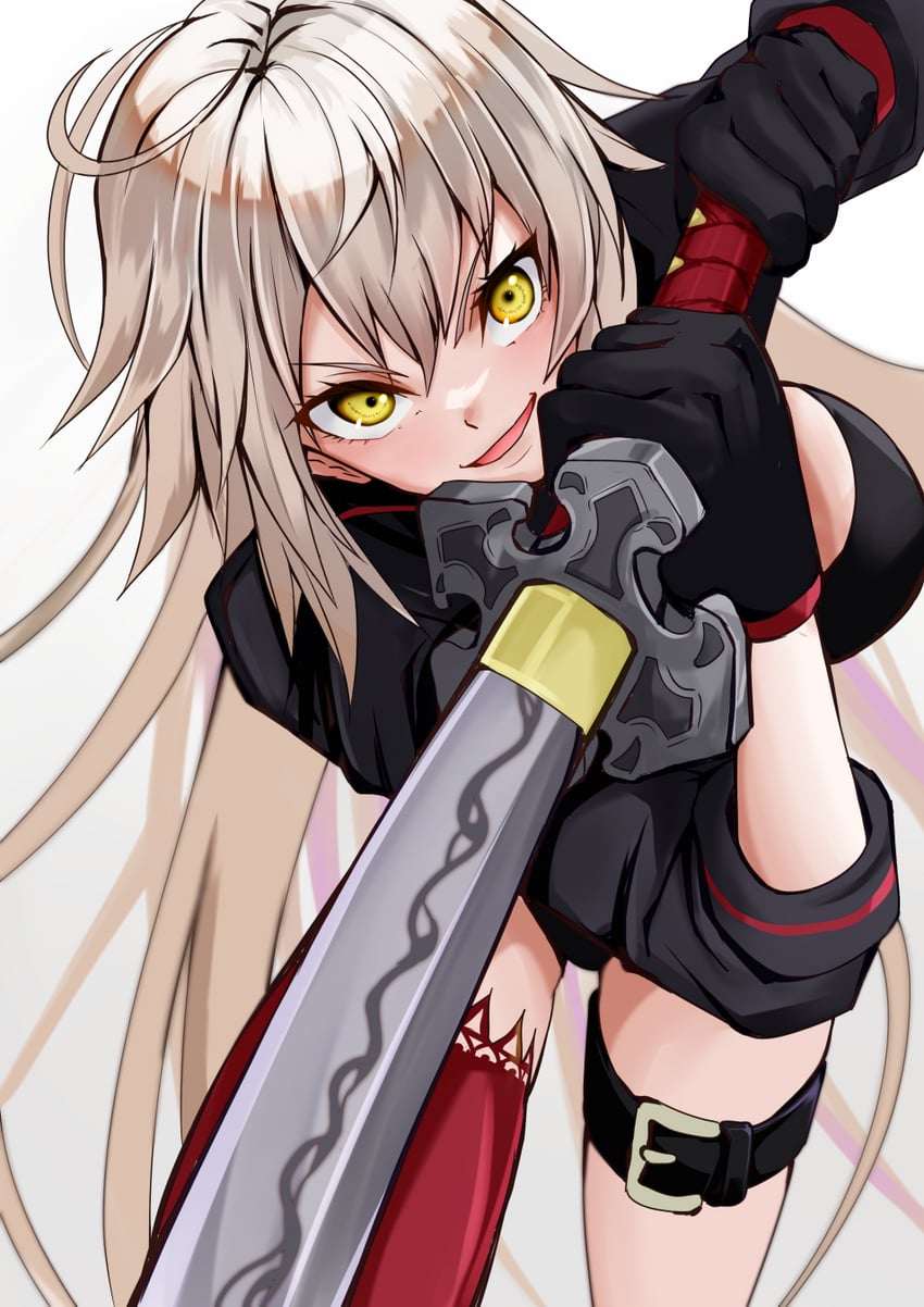 jeanne d'arc alter (fate and 1 more) drawn by yuusaku_(nekorakuda)