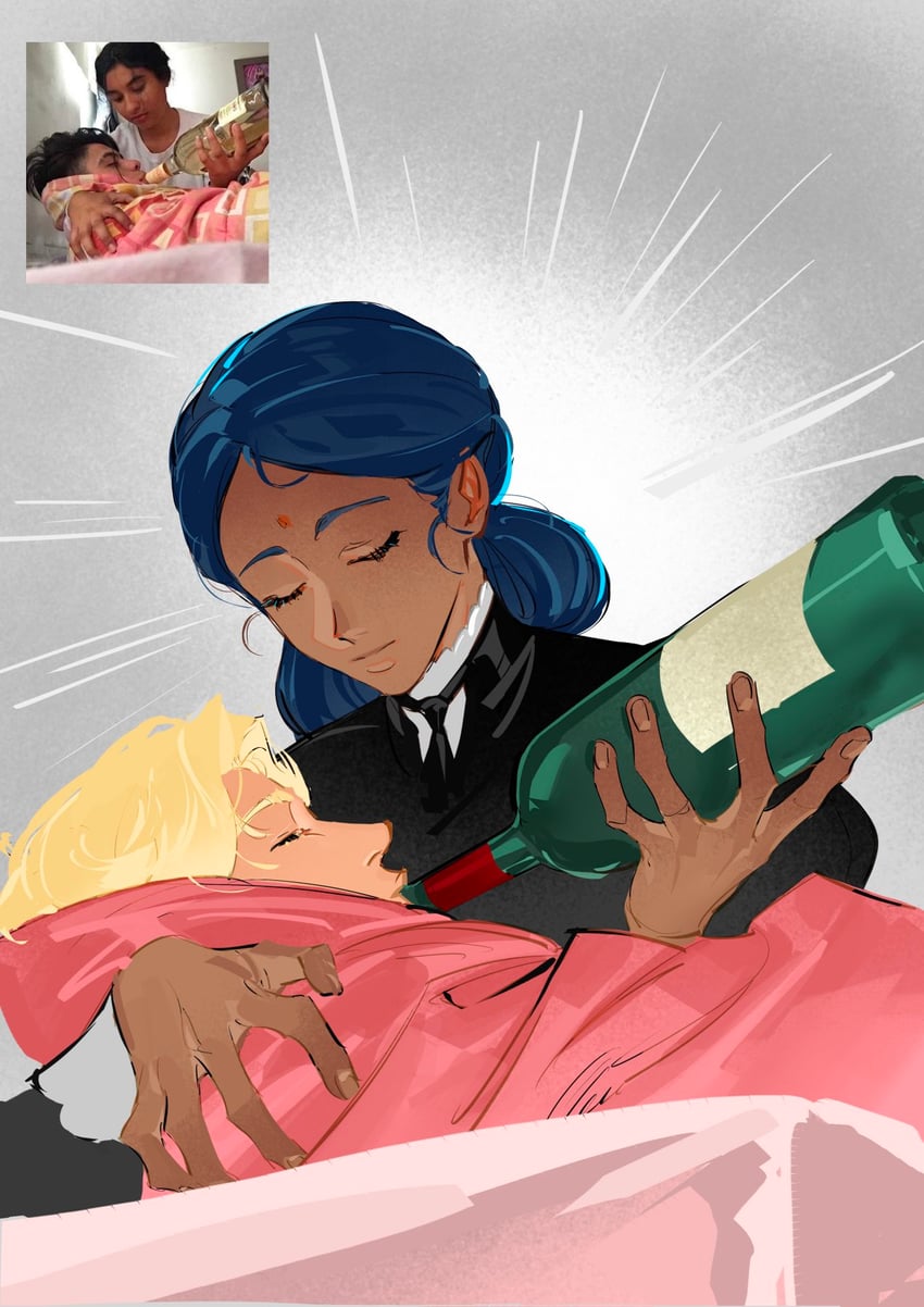 char aznable and lalah sune (gundam and 1 more) drawn by nomaumona