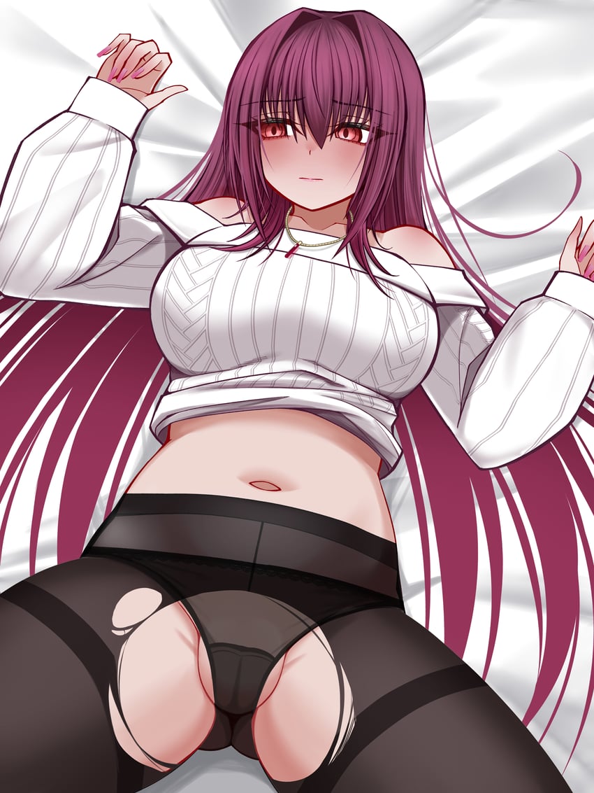 scathach (fate and 1 more) drawn by mcpc_zamurai