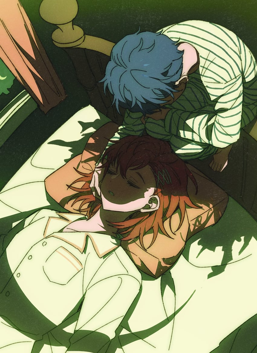 shiomi kotone and pharos (persona and 2 more) drawn by salmon_curry
