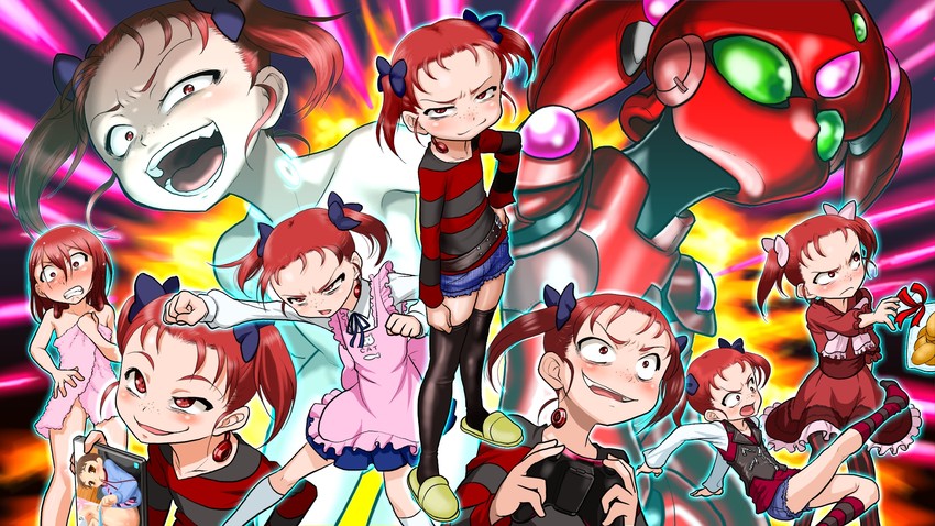 kouzuki yuniko and scarlet rain (accel world) drawn by boro