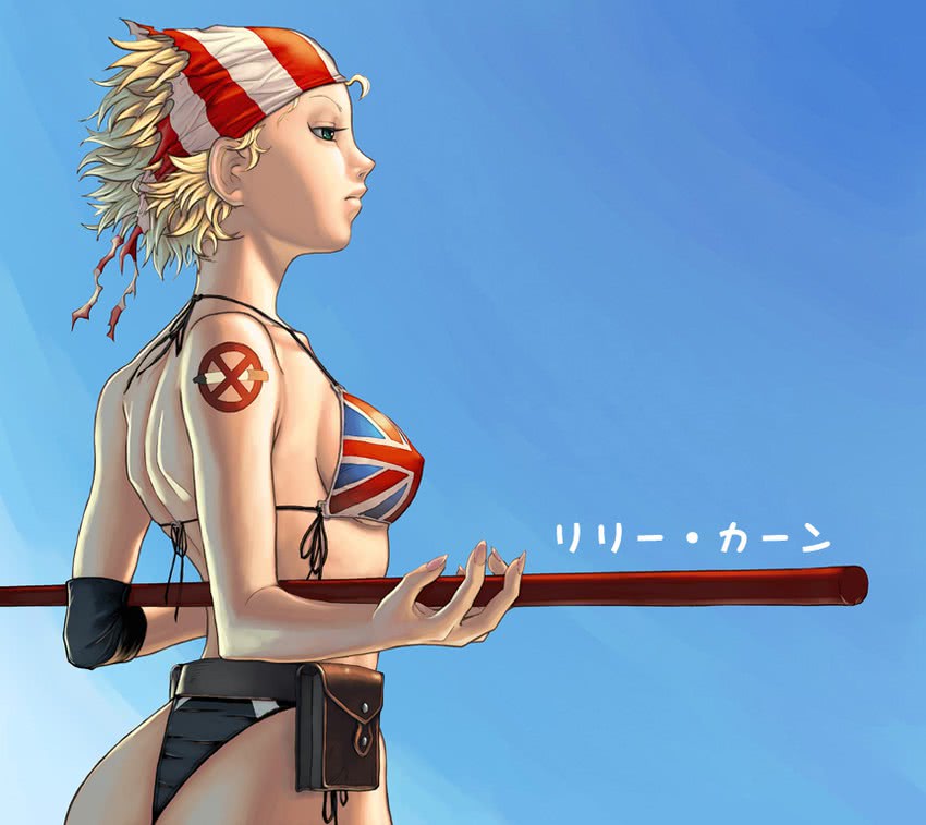 billy kane (the king of fighters and 2 more) drawn by nekkeau