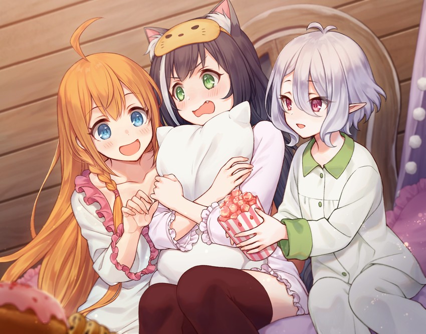 karyl, kokkoro, and pecorine (princess connect!) drawn by masami_(souzou_jinsei_sanka)
