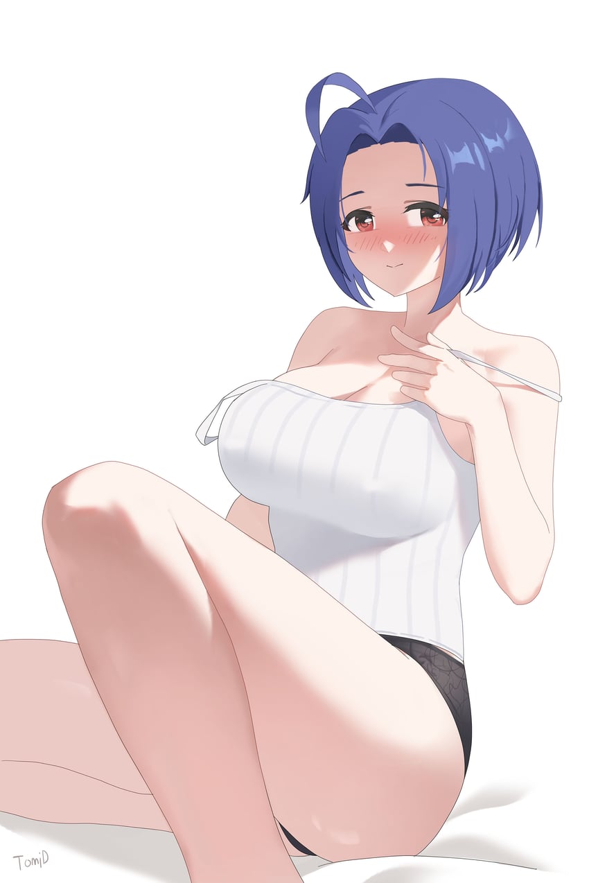 miura azusa (idolmaster and 2 more) drawn by tomid