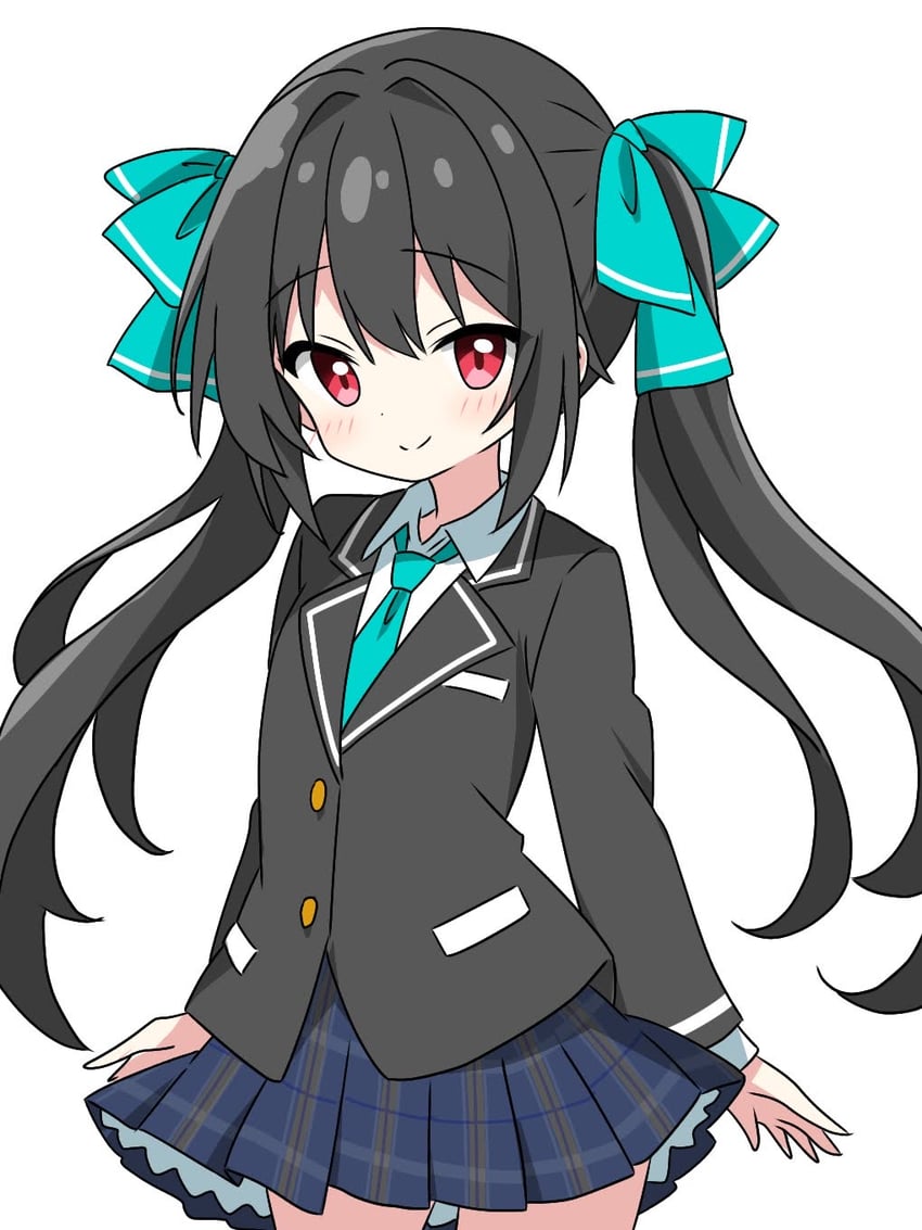 black-haired twintail girl (original) drawn by kotatsu-mazoku