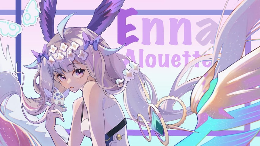 enna alouette and aloupeep (nijisanji and 1 more) drawn by lili67071481