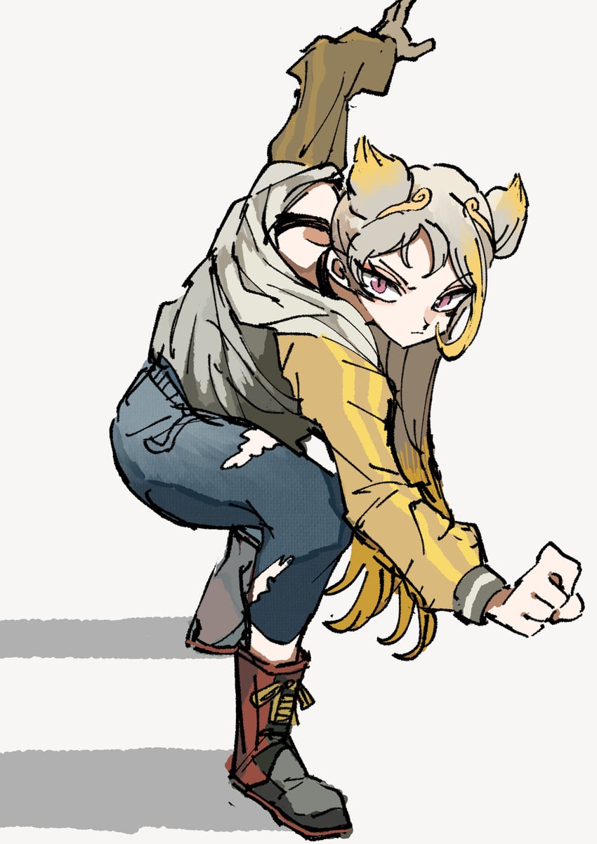 son goku (kemono friends and 2 more) drawn by kanmoku-san