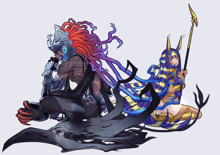 nitocris and camazotz (fate and 1 more) drawn by ria_(ria89921957)