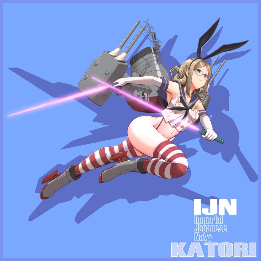 shimakaze and katori (kantai collection) drawn by moke_ro