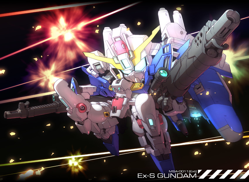 ex-s gundam (gundam and 2 more) drawn by susagane