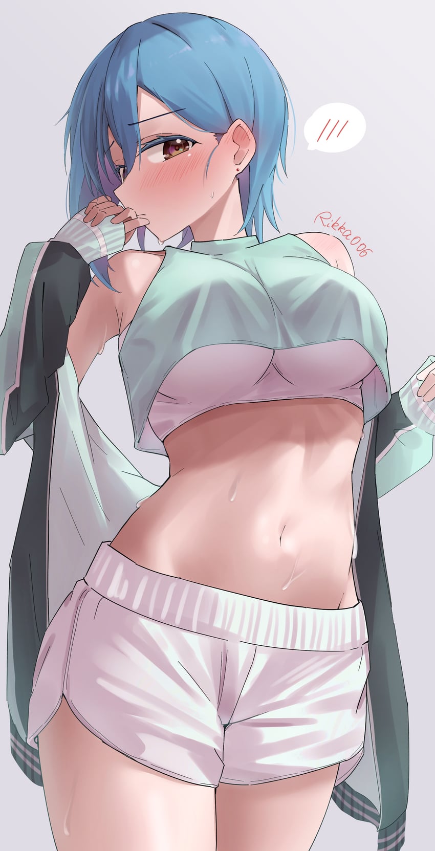 wakana shiki (love live! and 1 more) drawn by rikka006