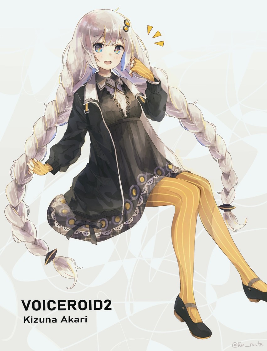 kizuna akari (vocaloid and 1 more) drawn by haruta_(user_dndp3458)