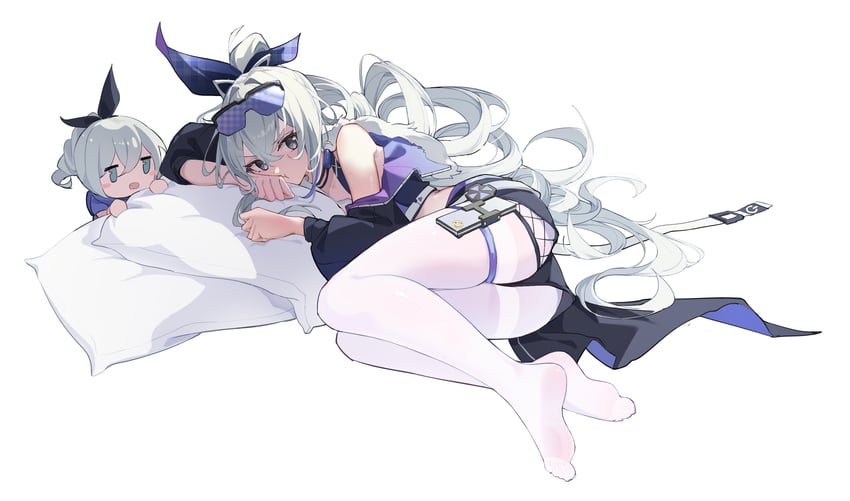 silver wolf (honkai and 1 more) drawn by ningmeng_jing_jing_jing_jing