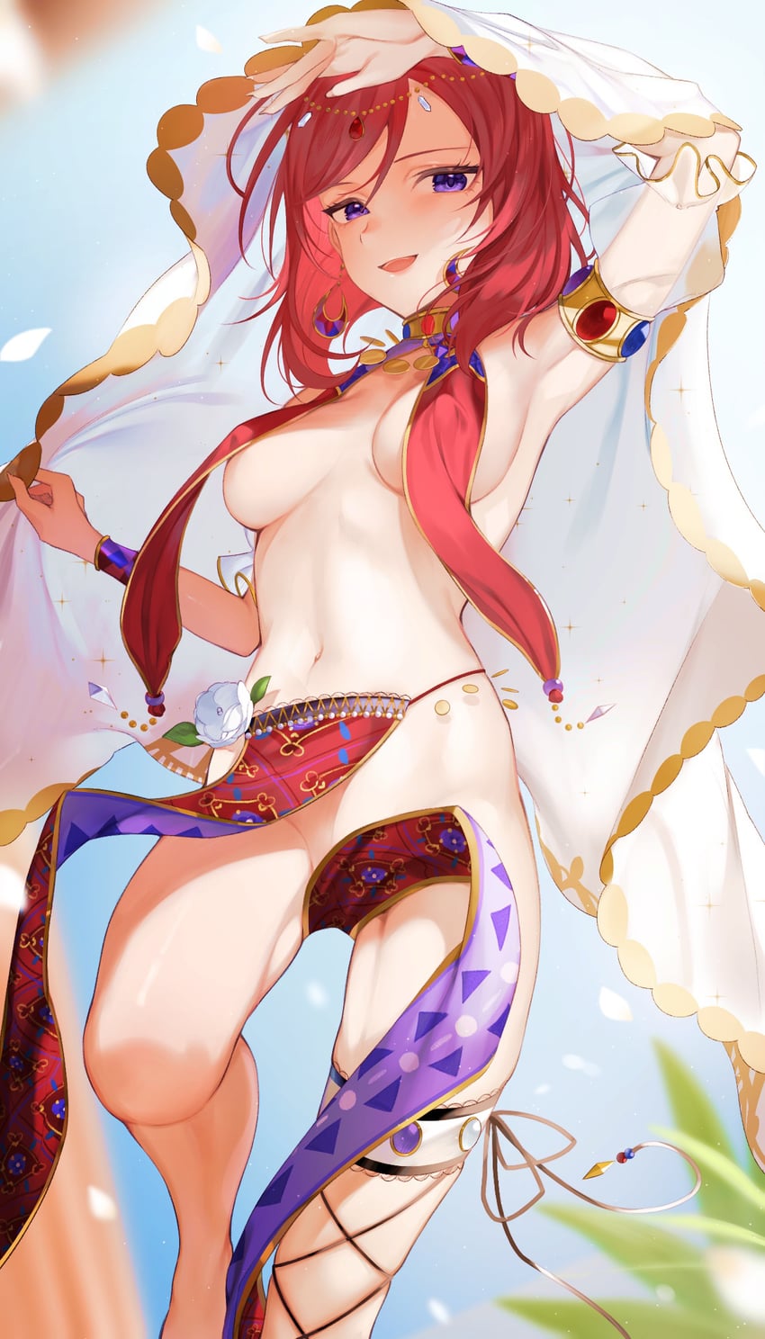 nishikino maki (love live! and 1 more) drawn by koyo_akio