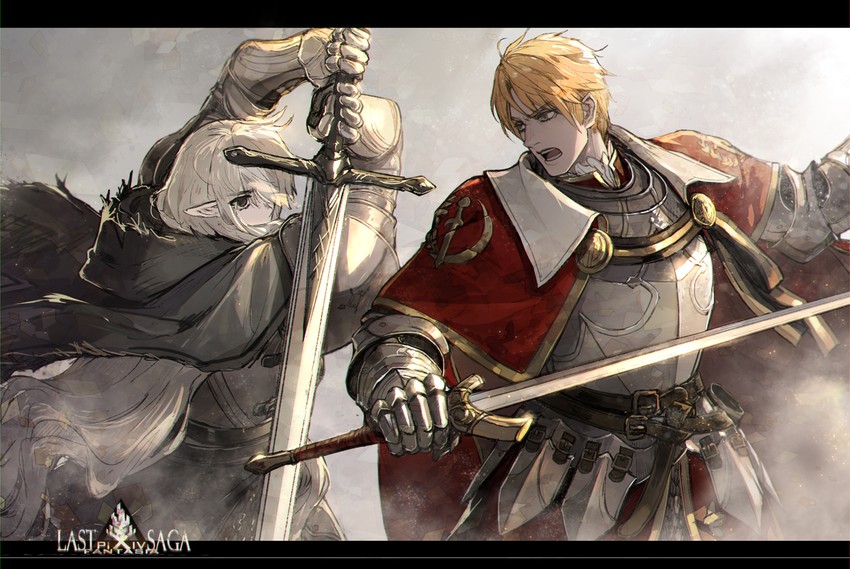 grey knight julia and laurel knight sylvester (pixiv fantasia and 1 more) drawn by ryuuzaki_ichi