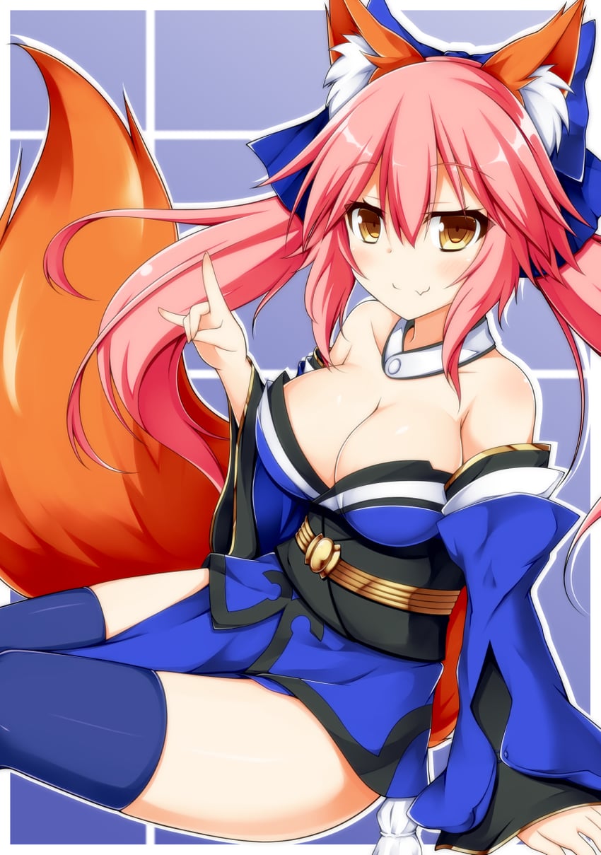 tamamo and tamamo no mae (fate and 1 more) drawn by mizuki_(kogetsu-tei)