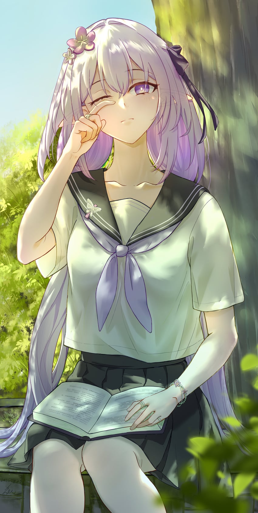 castorice (honkai and 1 more) drawn by huahong_(user_asrp7337)