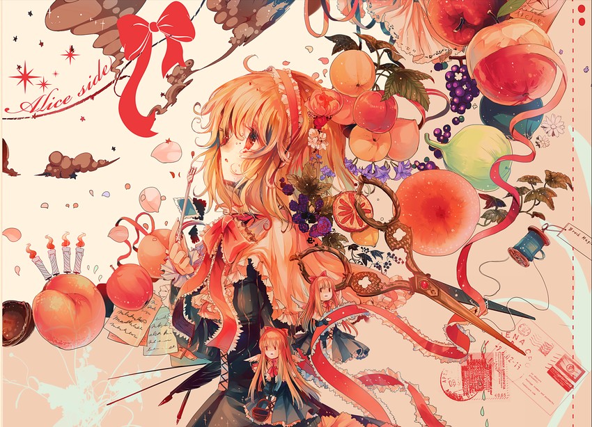alice margatroid and shanghai doll (touhou) drawn by kirero