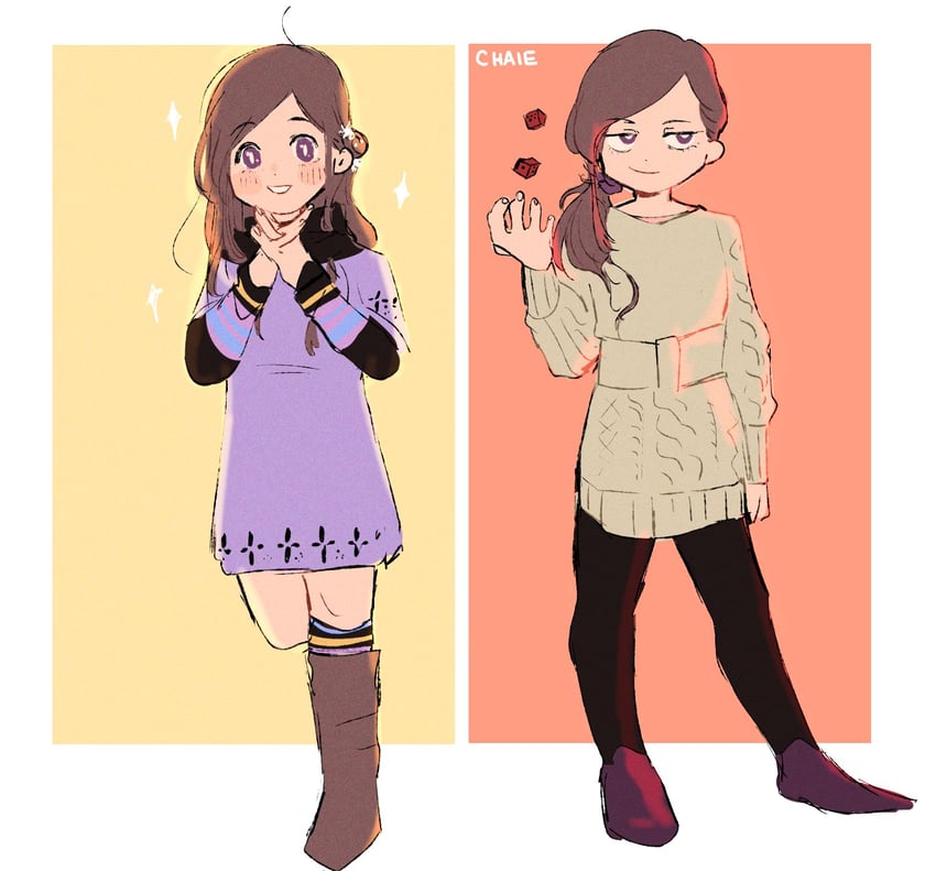 kurashiki akane (kyokugen dasshutsu and 2 more) drawn by chaie
