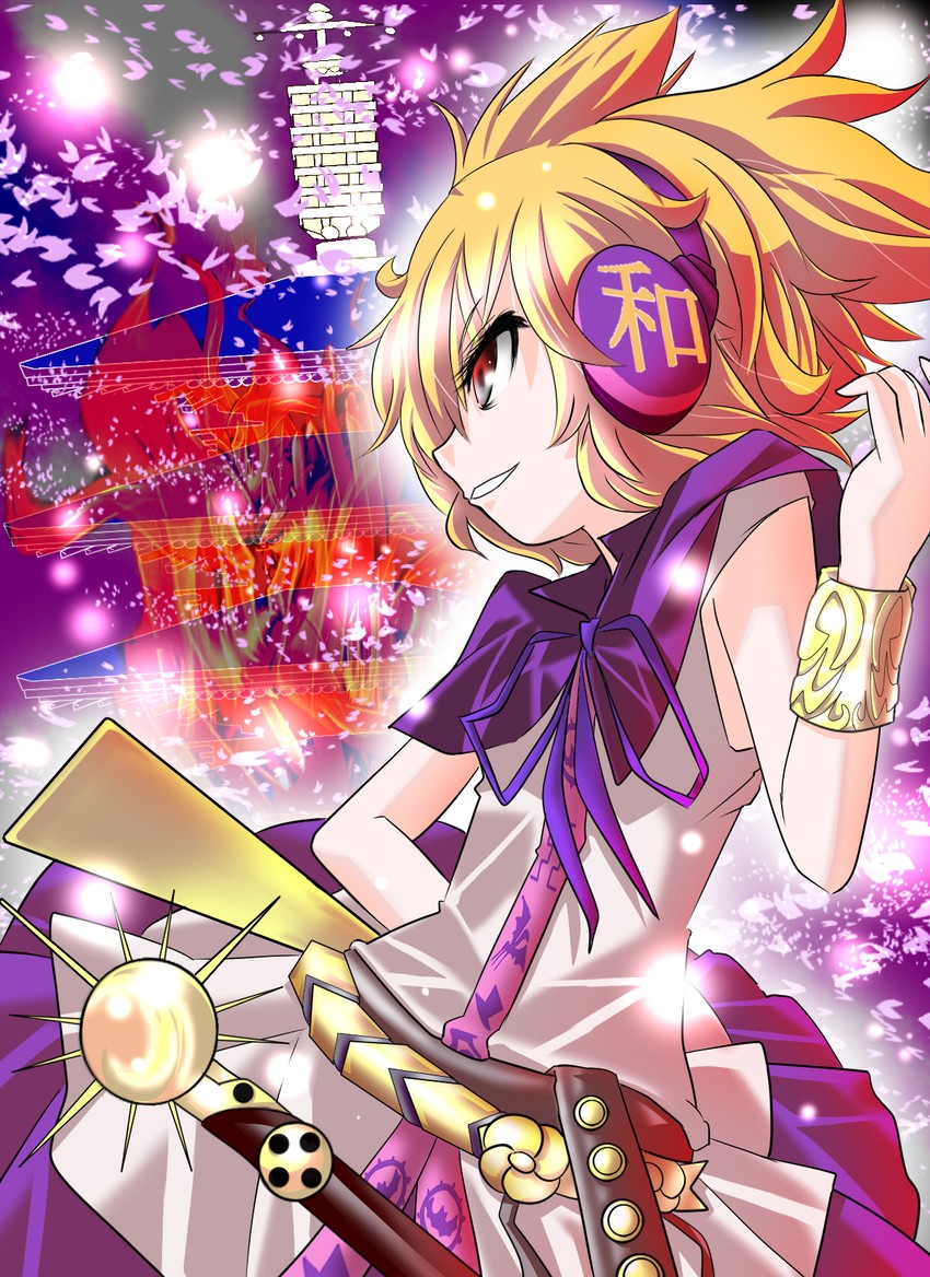 toyosatomimi no miko (touhou) drawn by ramutaizumu