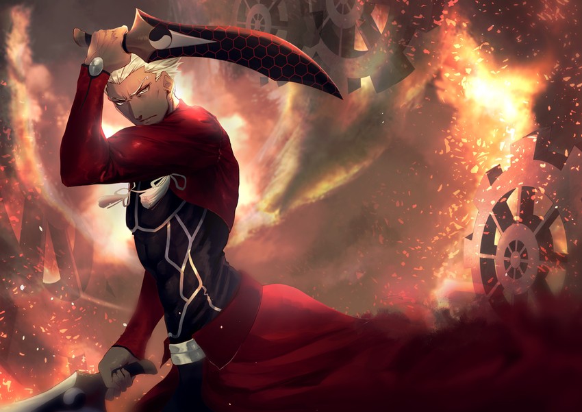 archer (fate and 1 more) drawn by chicken_mura