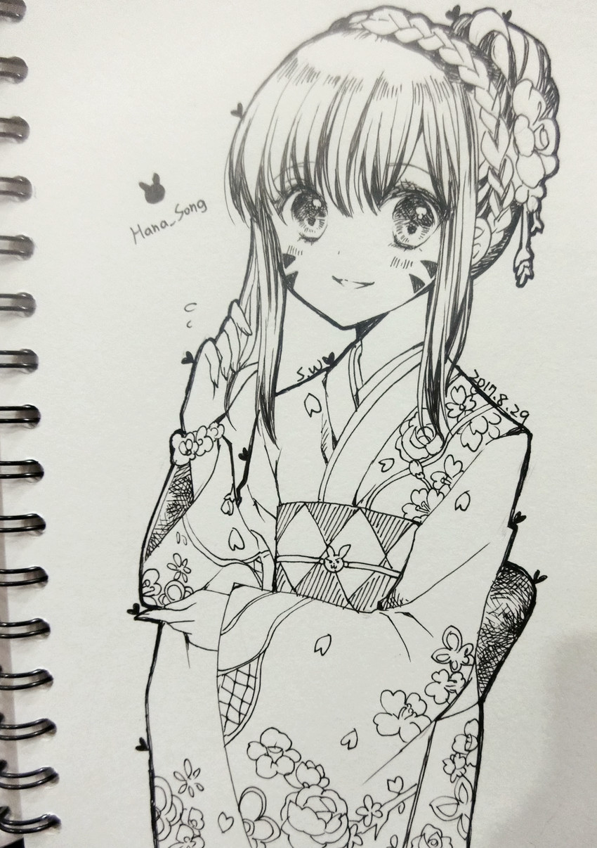 d.va (overwatch and 1 more) drawn by kaoruru_(sakuno2911)