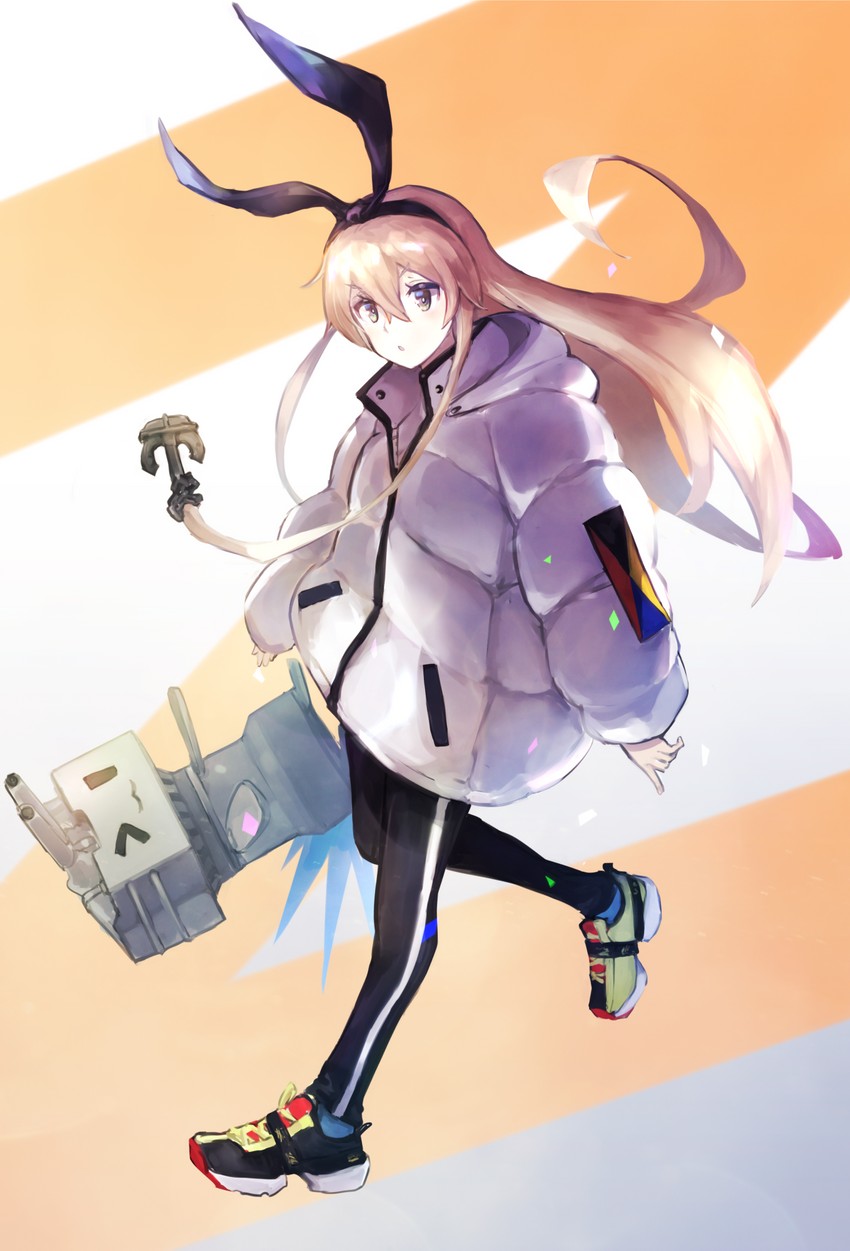 shimakaze and rensouhou-chan (kantai collection) drawn by weasel_(close-to-the-edge)