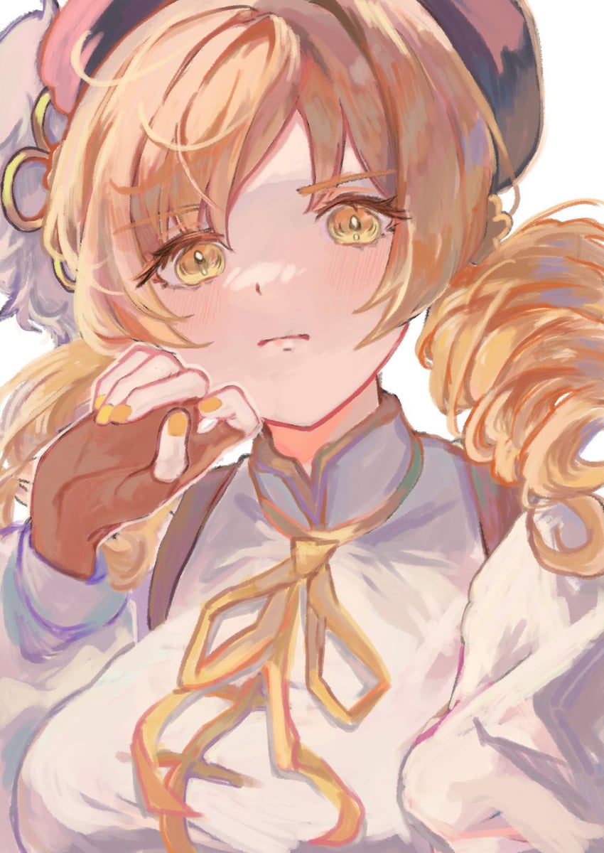 tomoe mami (mahou shoujo madoka magica) drawn by serina_(skipadd)