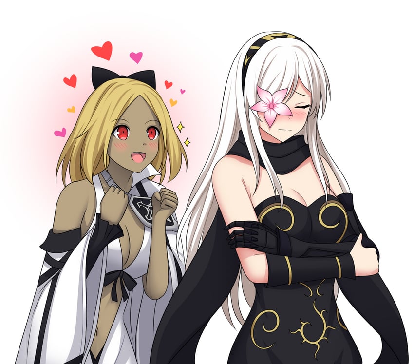kitten and zero (drag-on dragoon and 2 more) drawn by fimi_artworks
