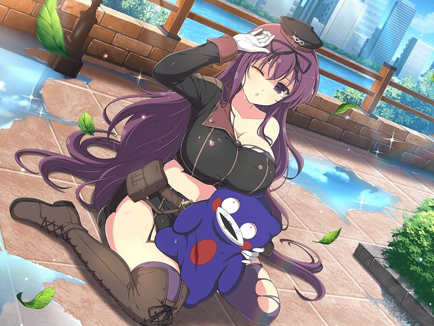 murasaki and bebe-tan (senran kagura and 1 more)