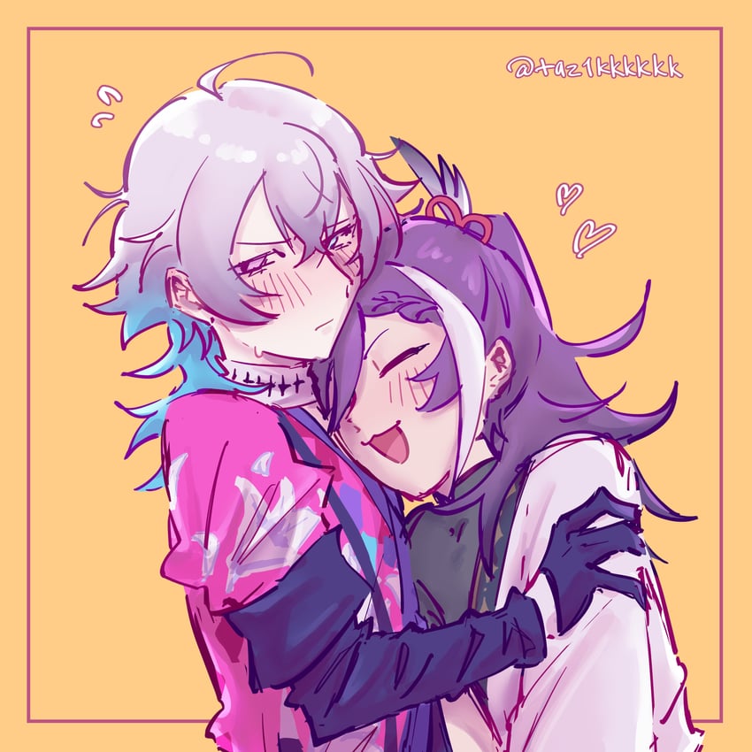 gavis bettel and banzoin hakka (holostars and 1 more) drawn by tazik