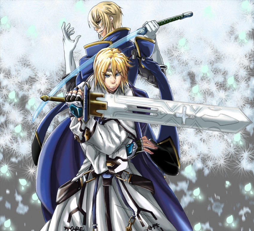 ky kiske and jin kisaragi (guilty gear and 3 more) drawn by mai_(pixiv_809193)