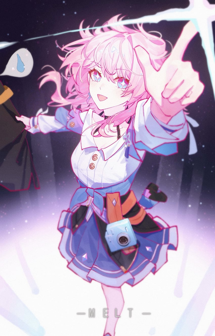 march 7th (honkai and 1 more) drawn by meirong