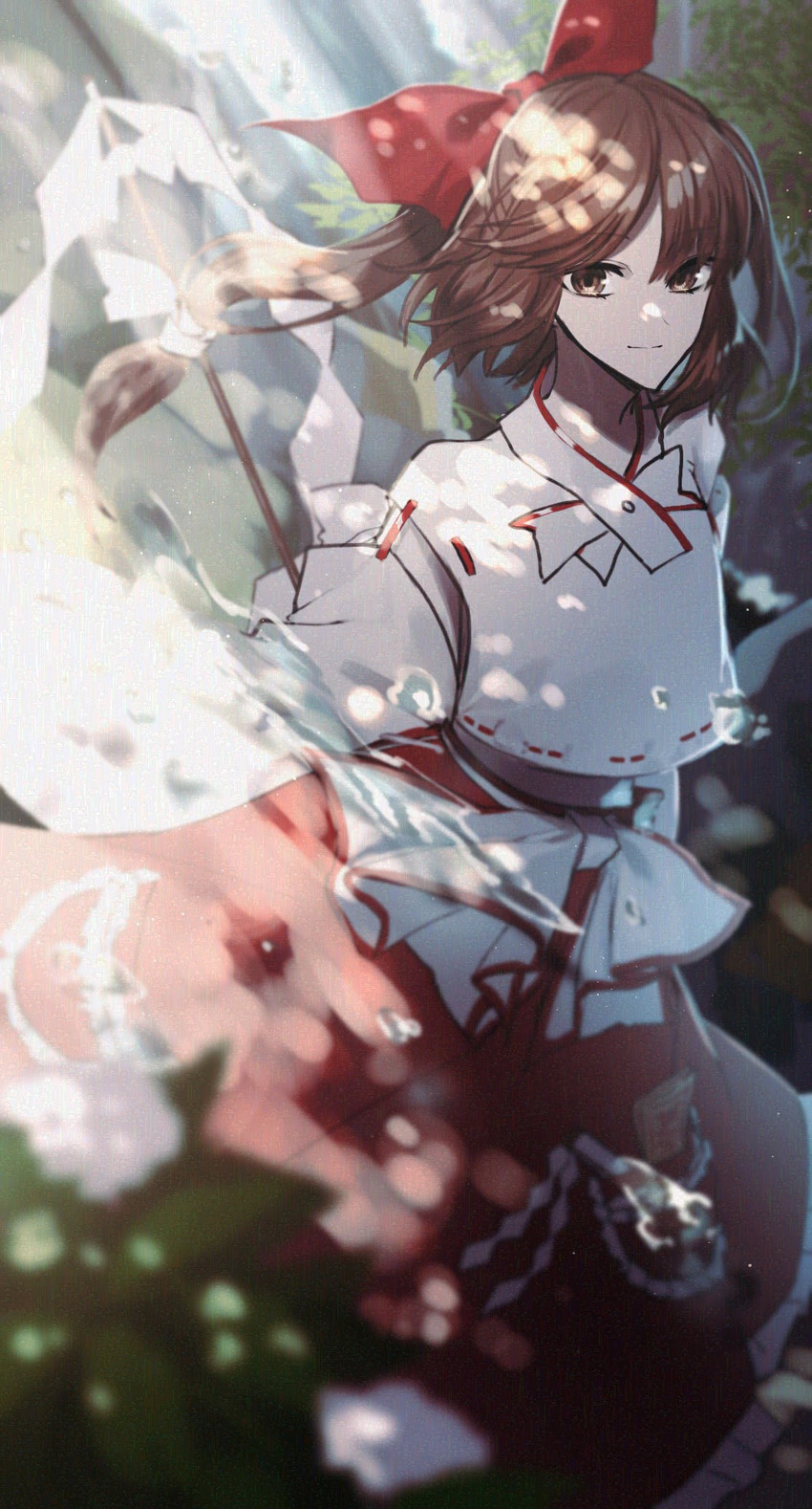 blonde shrine maiden from a future era (touhou and 1 more) drawn by otoshiro_kosame