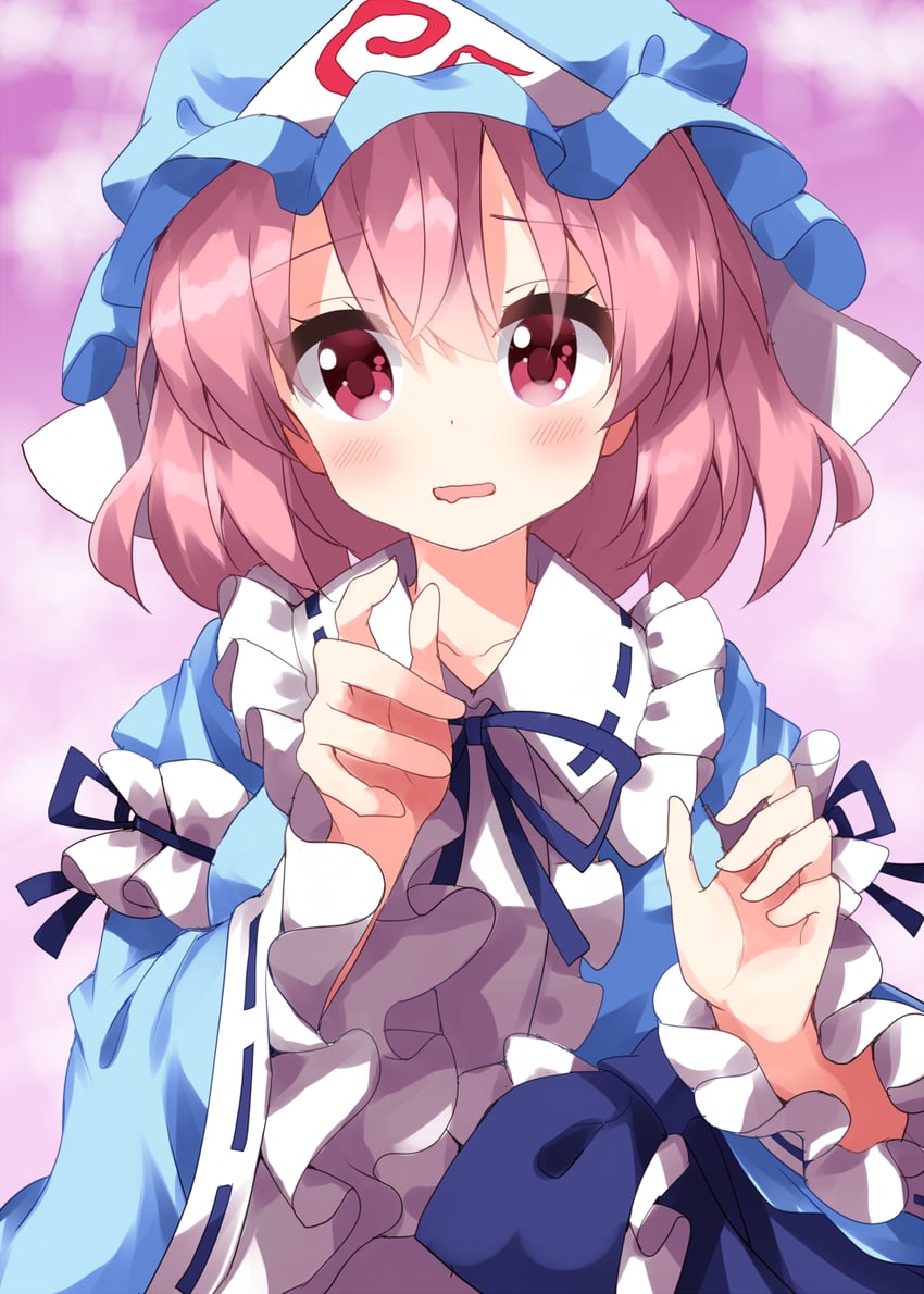 saigyouji yuyuko (touhou) drawn by ruu_(tksymkw)