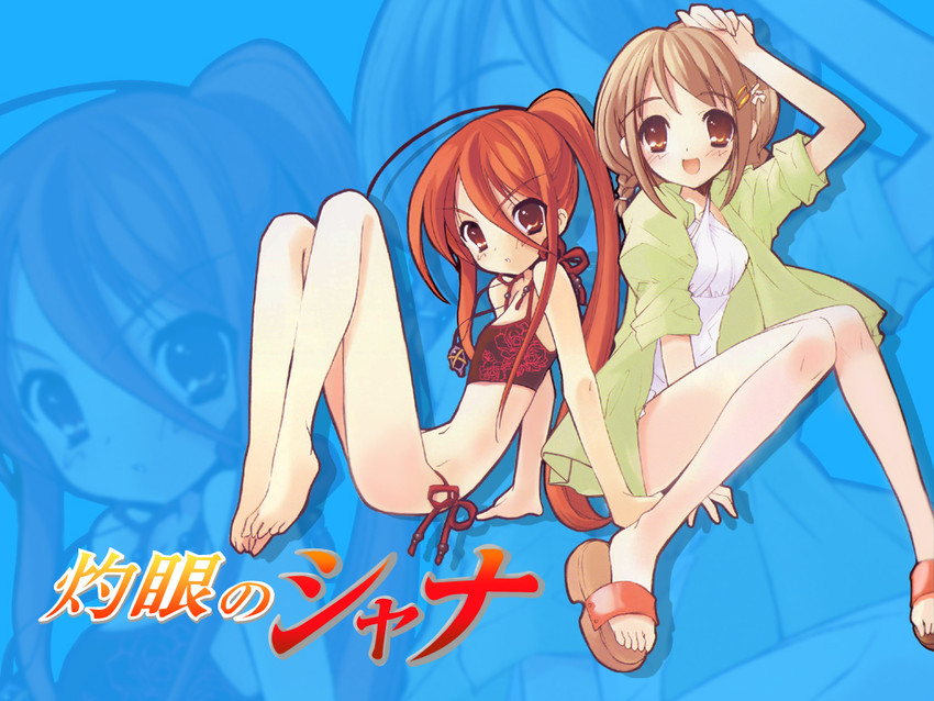 shana, alastor, and yoshida kazumi (shakugan no shana) drawn by ito_noizi