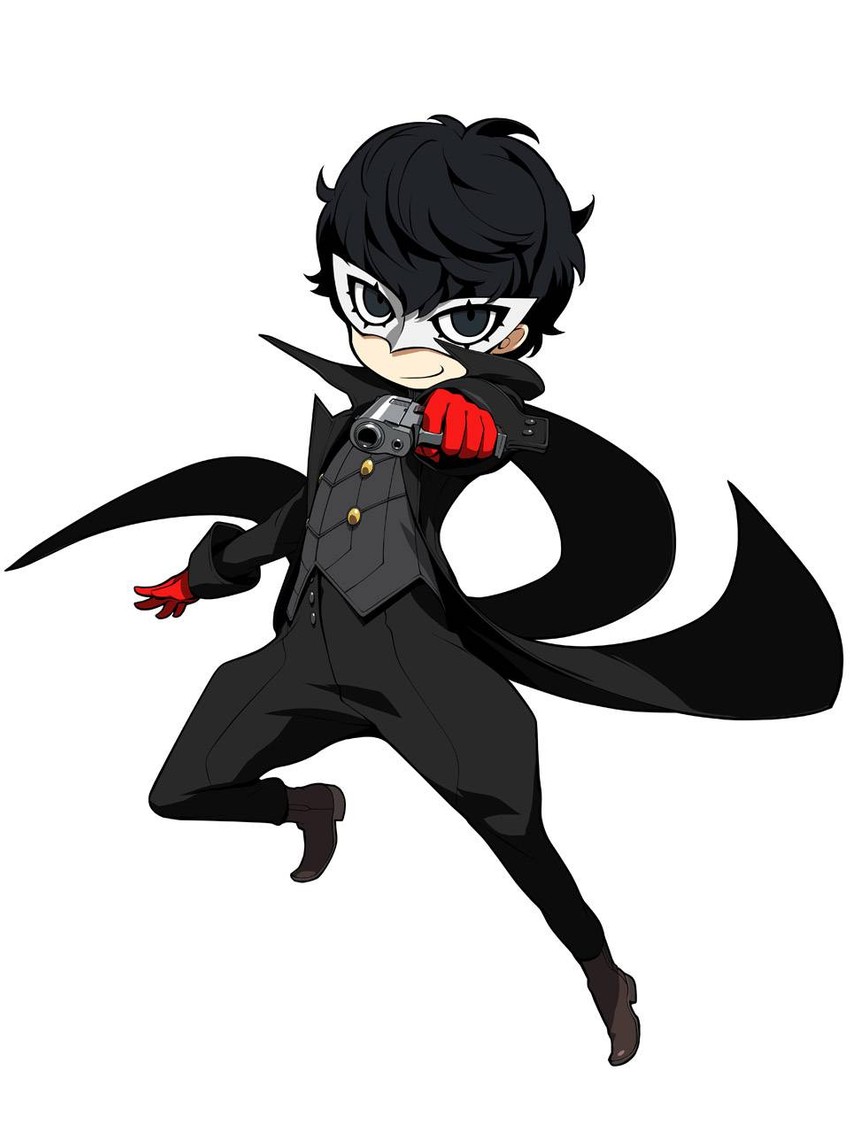 amamiya ren and joker (persona and 3 more) drawn by oribe_hanako