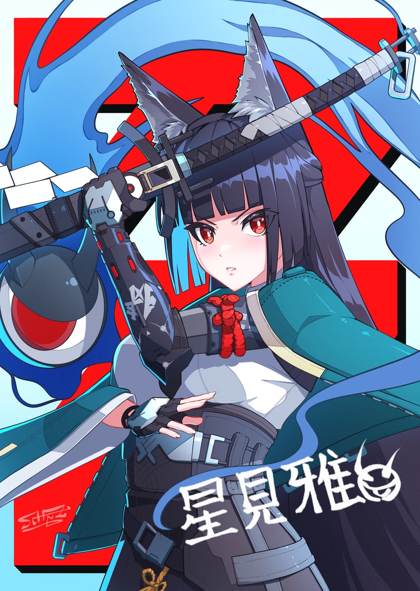 hoshimi miyabi and tailless (zenless zone zero) drawn by schnuz