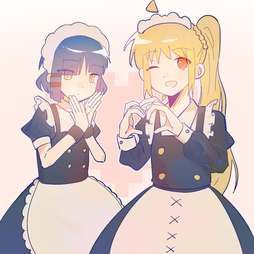 ijichi nijika and yamada ryo (bocchi the rock!) drawn by haneeeeeee3