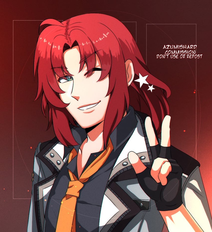 randolph orlando (eiyuu densetsu and 2 more) drawn by azumishard