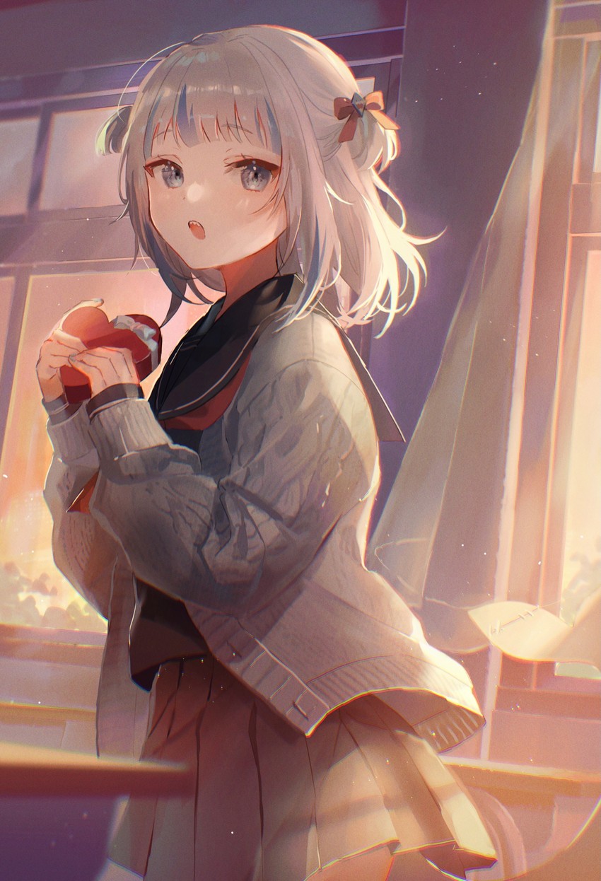 gawr gura (hololive and 1 more) drawn by oyuyu