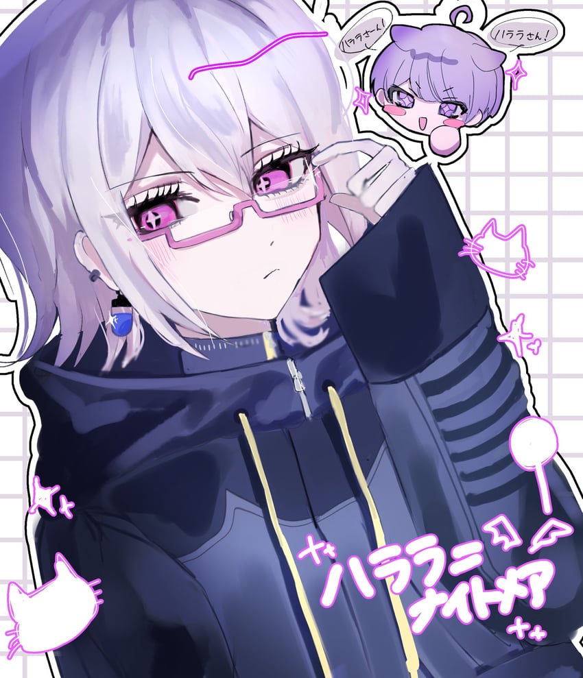 yuma kokohead and halara nightmare (master detective archives: rain code) drawn by shirase_aron_(sisisiroo)