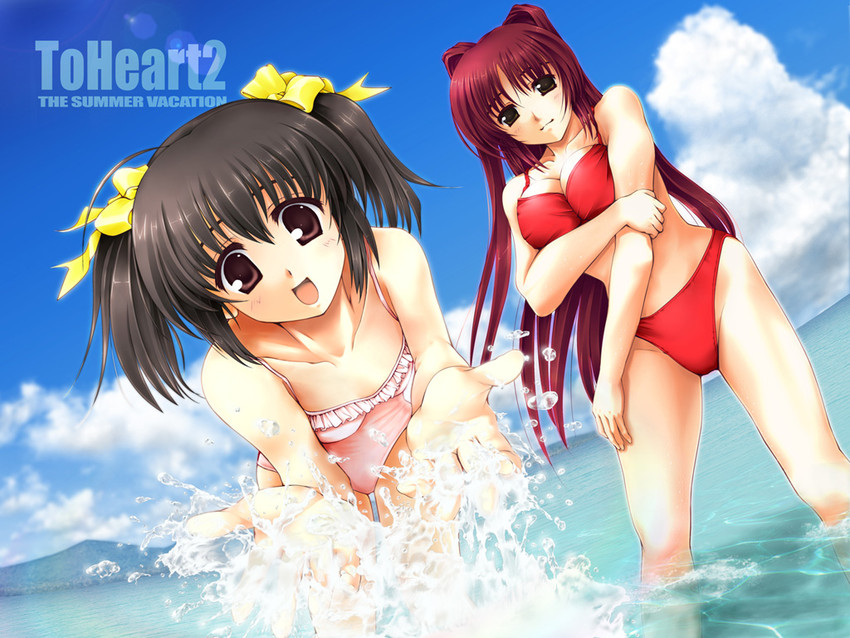 kousaka tamaki and yuzuhara konomi (to heart and 1 more)