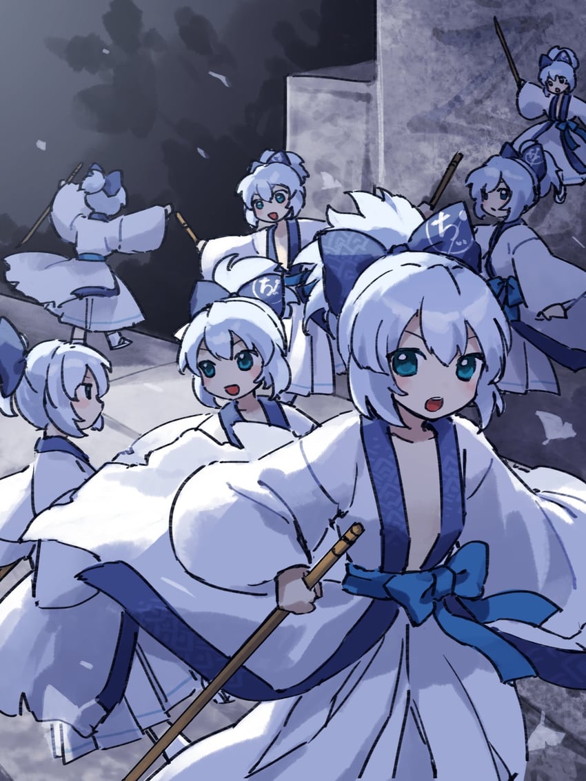 shirobakama chii (touhou and 1 more) drawn by kaigen_1025