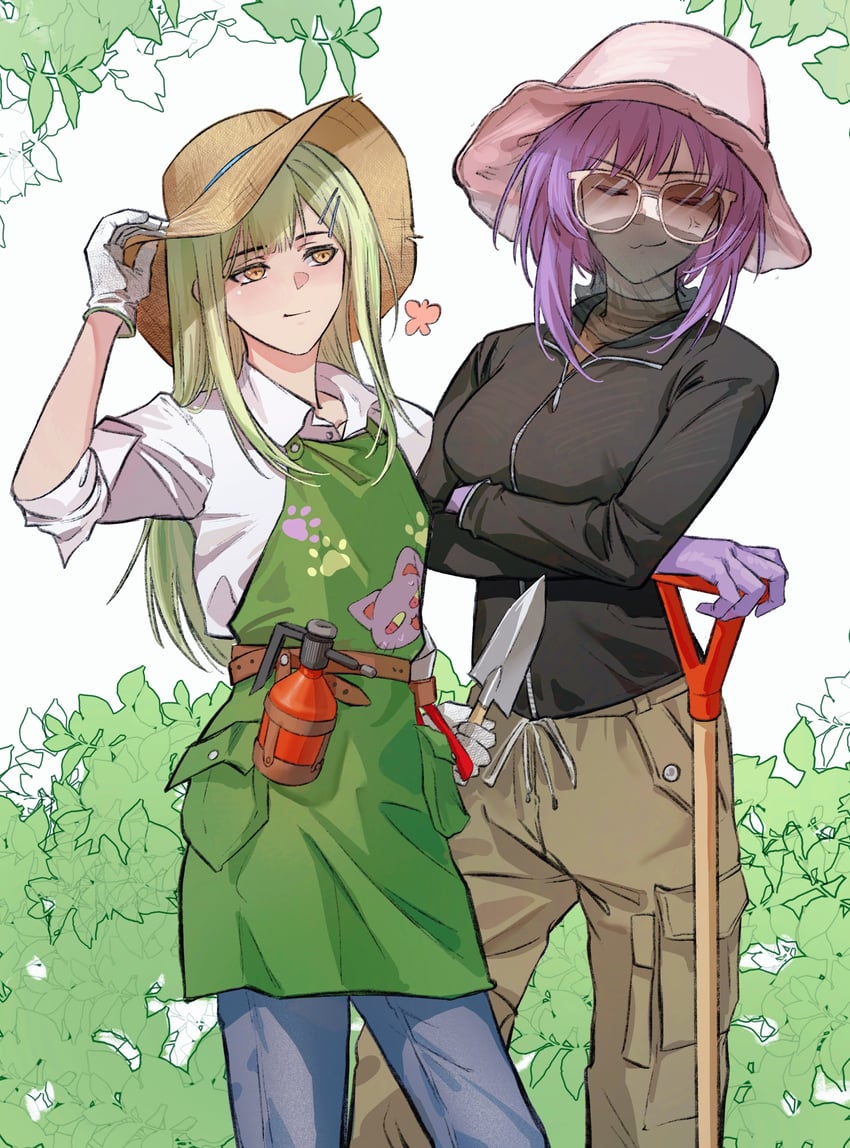 wakaba mutsumi and yuutenji nyamu (bang dream! and 1 more) drawn by hero45439083942