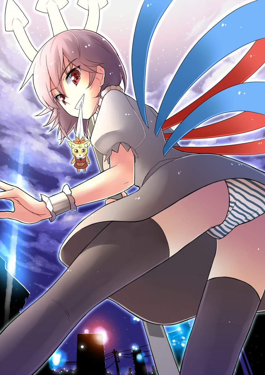 houjuu nue and toramaru shou (touhou) drawn by b-ginga