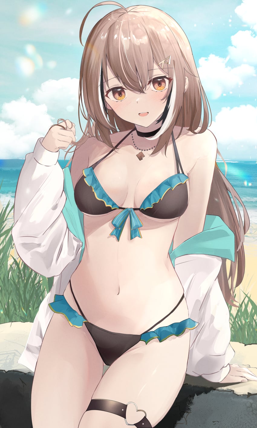 nanashi mumei (hololive and 1 more) drawn by shuuzo3