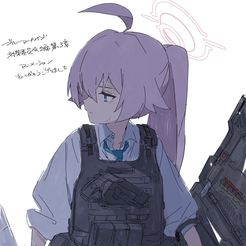 hoshino (blue archive and 1 more) drawn by mmmkawaine